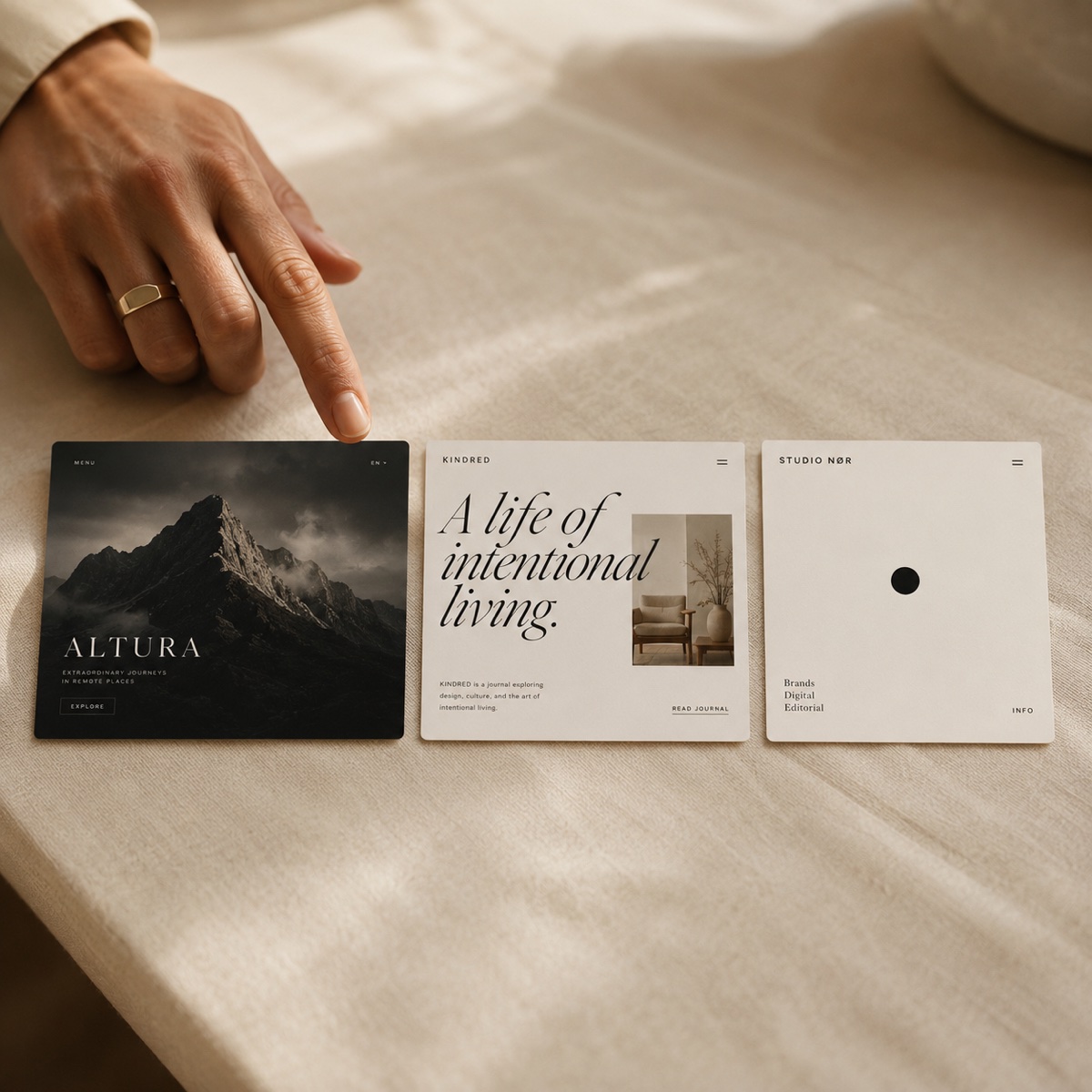 Choosing a website style